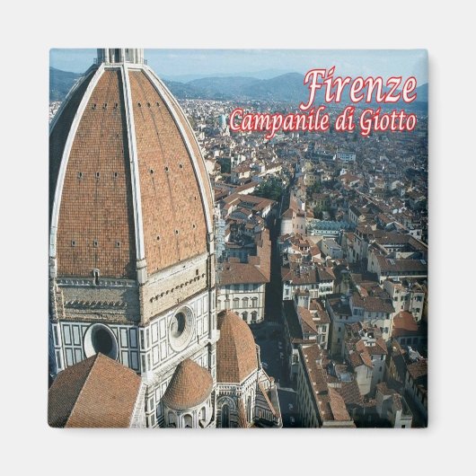 IT - Italië - Florence - Giotto Bell Tower Magneet (Voorkant)