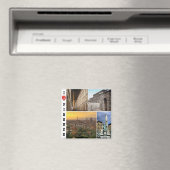 IT - Italië - Florence - I Love - Collage Mosaic Magneet (Insitu (Vaatwasser))