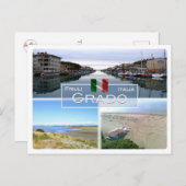 IT Italië - Friuli Venezia Giulia - Grado - Briefkaart (Voorkant / Achterkant)