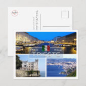 IT Italië - Friuli Venezia Giulia - Trieste - Briefkaart (Voorkant / Achterkant)