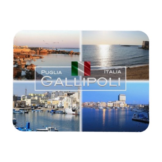 IT Italië - Gallipoli - Salento - Magneet (Horizontaal)