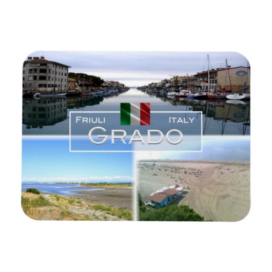 IT Italië - Grado - Pinewood - Magneet (Horizontaal)