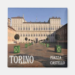 IT - Italië - IT1081 Turijn - Piazza Castello Magneet