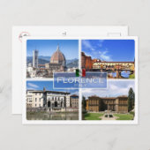 IT Italië - Italië - Florence - Briefkaart (Voorkant / Achterkant)