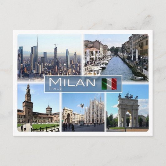 IT Italië - Italië - Milaan - Italië Briefkaart (Voorkant)