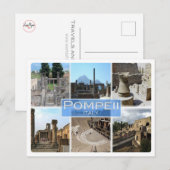 IT Italië - Italië - Pompeii - Italië Briefkaart (Voorkant / Achterkant)