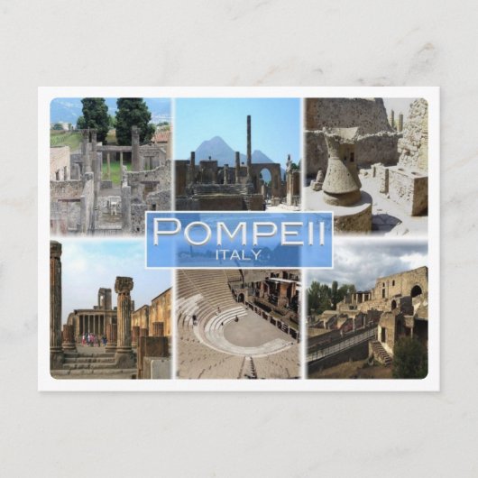IT Italië - Italië - Pompeii - Italië Briefkaart (Voorkant)