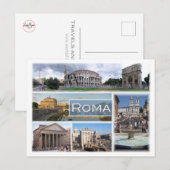 IT Italië - Italië - Roma - Italië Briefkaart (Voorkant / Achterkant)