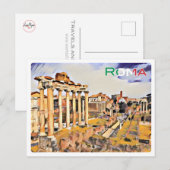 IT Italië - Italië - Roma - Italië Briefkaart (Voorkant / Achterkant)