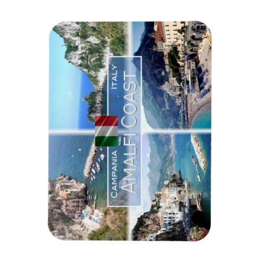 IT Italië - kust van Amalfi - Magneet (Verticaal)