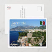 IT Italië - kust van Sorrento Amalfi - Briefkaart (Voorkant / Achterkant)
