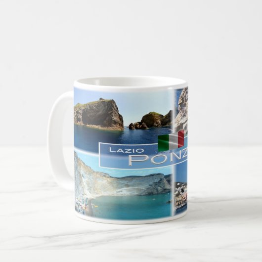 IT Italië - Lazio - Ponza - Koffiemok (Voorkant links)