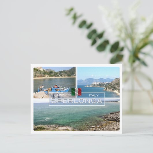 IT Italië - Lazio - Sperlonga - Briefkaart (Staand voorkant)