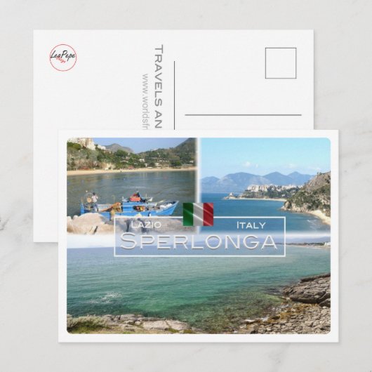 IT Italië - Lazio - Sperlonga - Briefkaart (Voorkant / Achterkant)