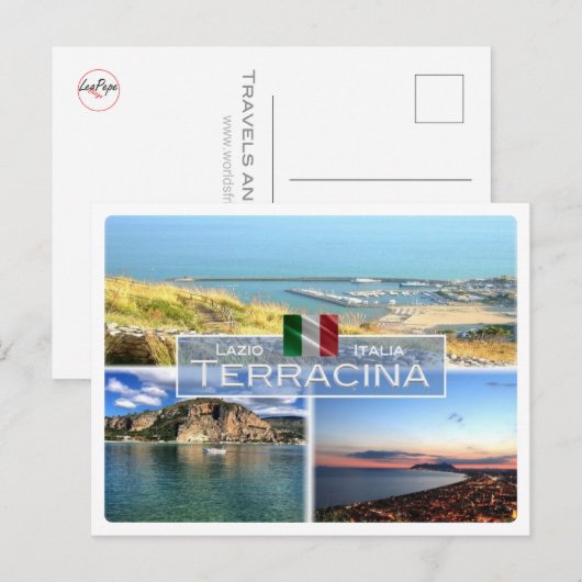 IT Italië - Lazio - Terracina - Briefkaart (Voorkant / Achterkant)