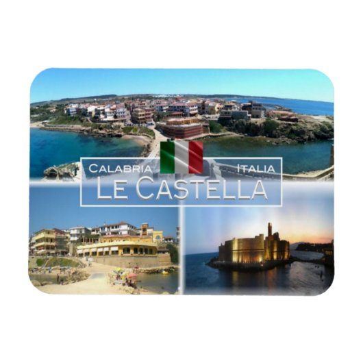 IT Italië - Le Castella - Castello Aragonese - Magneet (Horizontaal)