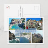 IT Italië - Ligurië - Cinque Terre - Briefkaart (Voorkant / Achterkant)