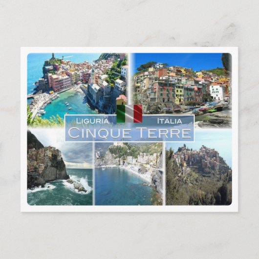 IT Italië - Ligurië - Cinque Terre - Briefkaart (Voorkant)