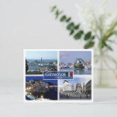 IT Italië - Ligurië - Genova Briefkaart (Staand voorkant)