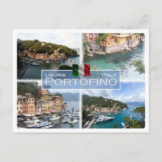 IT Italië - Ligurië - Portofino - Briefkaart (Voorkant)
