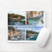 IT Italië - Ligurië - Portofino - Muismat (Met muis)