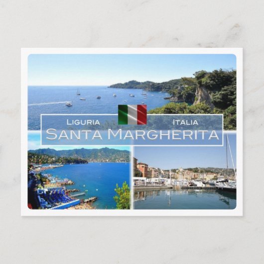 IT Italië - Ligurië - Sinterland Santa Margherita Briefkaart (Voorkant)