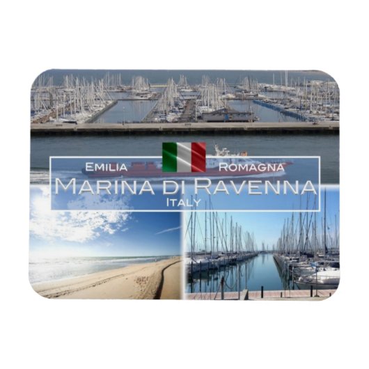 IT Italië - Marina di Ravenna - Magneet (Horizontaal)