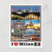 IT Italië — Milaan — Briefkaart (Voorkant)