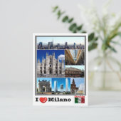 IT Italië - Milaan - Briefkaart (Staand voorkant)