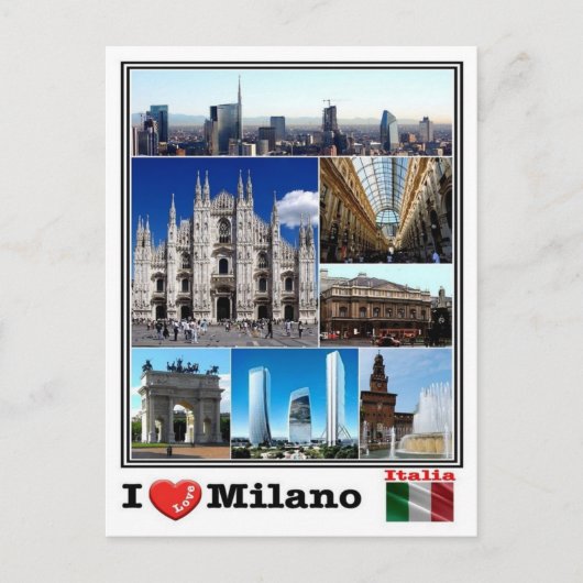 IT Italië - Milaan - Briefkaart (Voorkant)