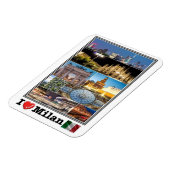 IT Italië - Milaan - I Love Mosaic - Magneet (Linkerzijde)
