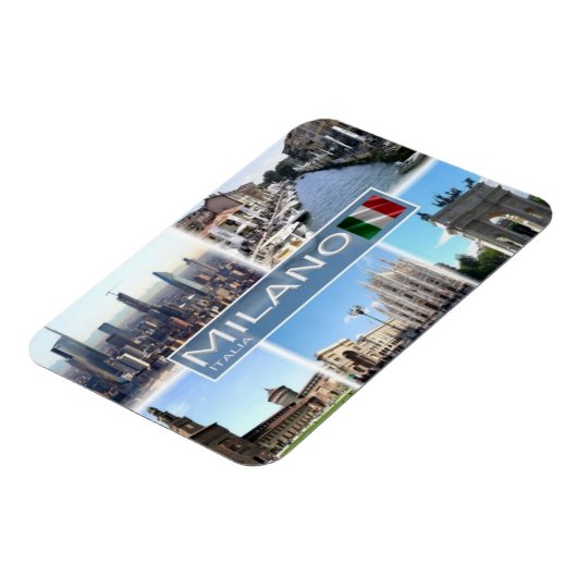 IT Italië - Milaan - Magneet (Linkerzijde)