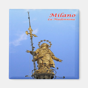 IT - Italië - Milaan Milano - Stad Madonnina Magneet