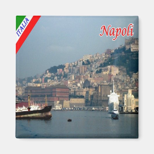 IT - Italië - Napels - Haven Magneet (Voorkant)
