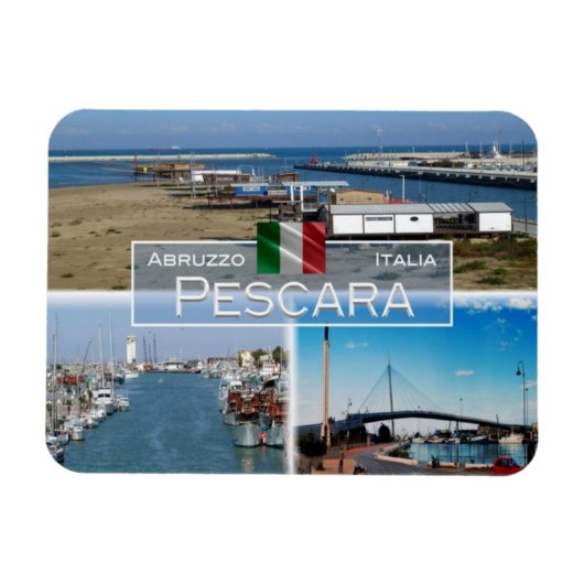 IT Italië - Pescara - Trabocchi - Magneet (Horizontaal)