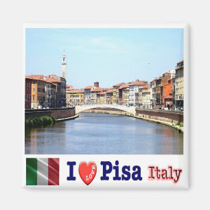 IT - Italië - Pisa - Lungarni Medicei e Galilei Magneet