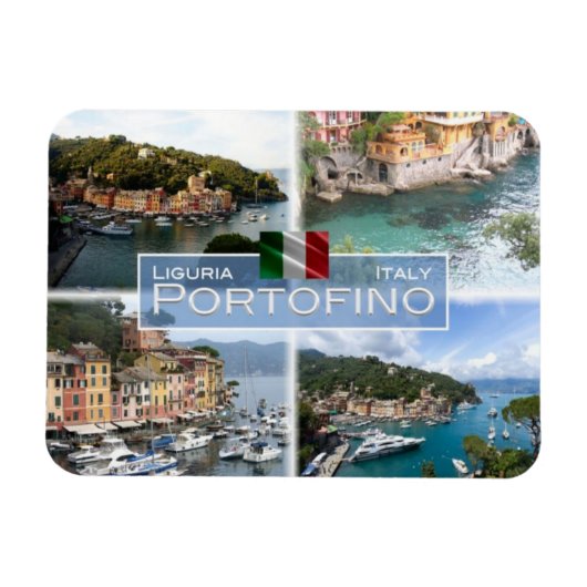 IT Italië - Portofino Magneet (Horizontaal)