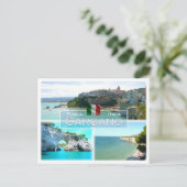 IT Italië - Puglia - Apulië - Gargano - Briefkaart (Staand voorkant)