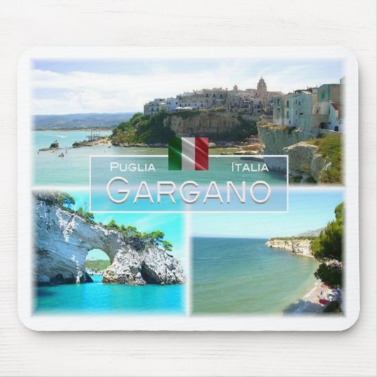 IT Italië - Puglia - Gargano - Muismat (Voorkant)