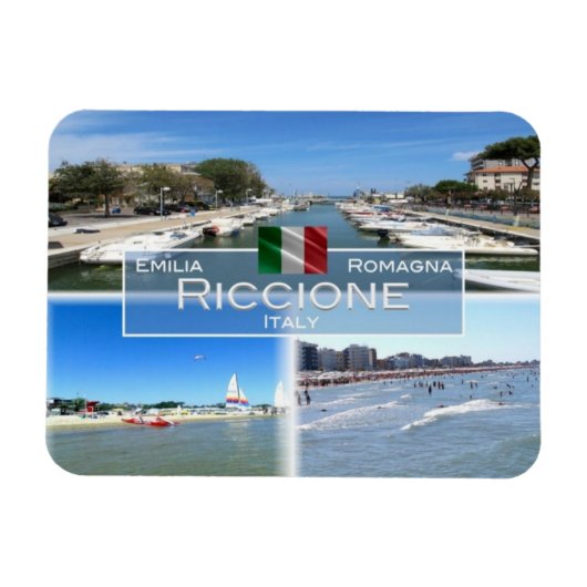 IT Italië - Riccione - Magneet (Horizontaal)
