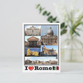 IT Italië - Rome - Briefkaart (Staand voorkant)