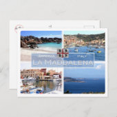 IT Italië - Sardinië - La Maddalena - Briefkaart (Voorkant / Achterkant)