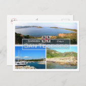 IT Italië - Sardinië - San Teodoro - Briefkaart (Voorkant / Achterkant)