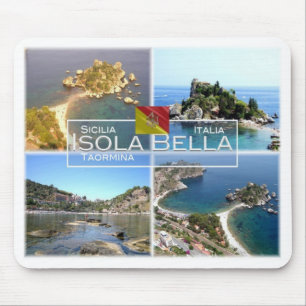 IT Italië - Sicilia - Taormina - Isola Bella - Muismat