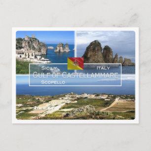 IT Italië - Sicilië - Golf van Castellammare - Briefkaart