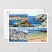 IT Italië - Sicilië - Isole Egadi - Favignana - Briefkaart (Voorkant / Achterkant)
