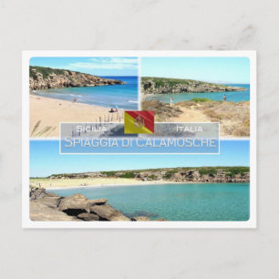 IT Italië - Sicilië - Spiaggia di Calamosche - Briefkaart