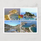 IT Italië - Sicilië - Taormina - Isola Bella - Briefkaart (Voorkant)