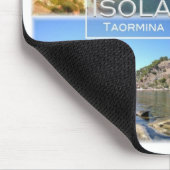 IT Italië - Sicilië - Taormina - Isola Bella - Muismat (Hoek)