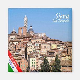 IT - Italië - Siena - Uitzicht San Clememte Magneet